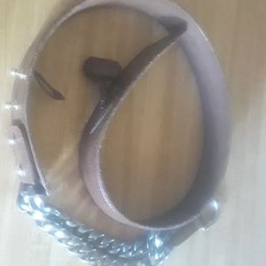 Leather belt